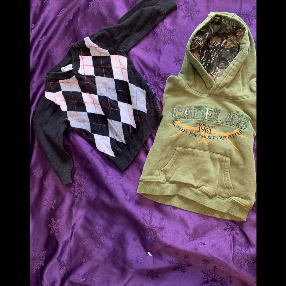 Two sweater  one with hood